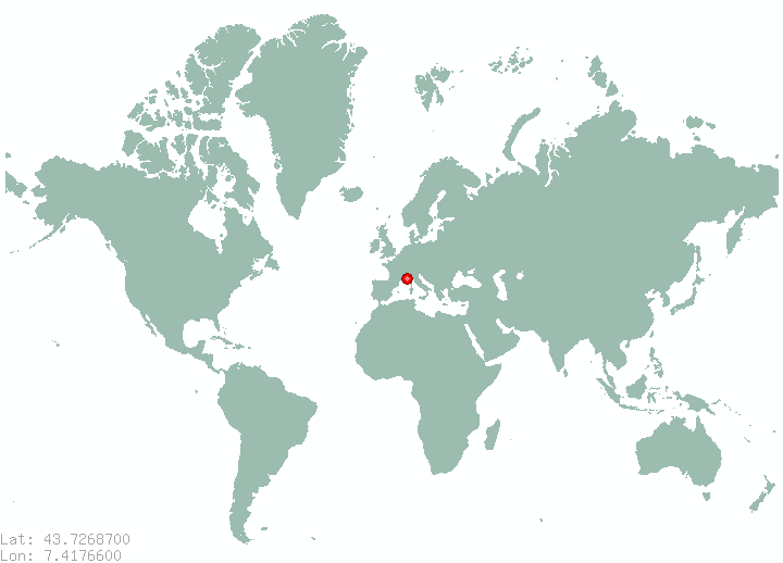 Fontvieille in world map